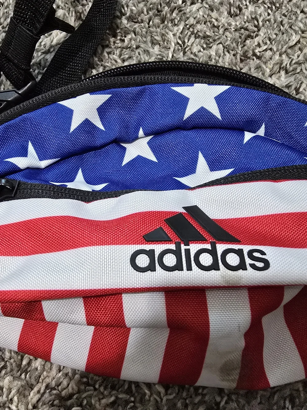 adidas Patriotic Stars & Stripes Waist Pack in Red/Blue/White